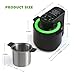 Vesicur Yeap Herbnifique 3-In-1 Decarboxylator & Oil Infuser & Gummy Maker Machine With Mixing Function, Tincture Maker, Herbal Recipe Book Included (Black)