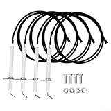 Grillzünder-Ersatz-Kit für Vermont Gussteile und Outdoor-Gourmet-Grillmodelle CG3023E, GD430, FSOGBG1203 mit Elektrodenzündern und Draht