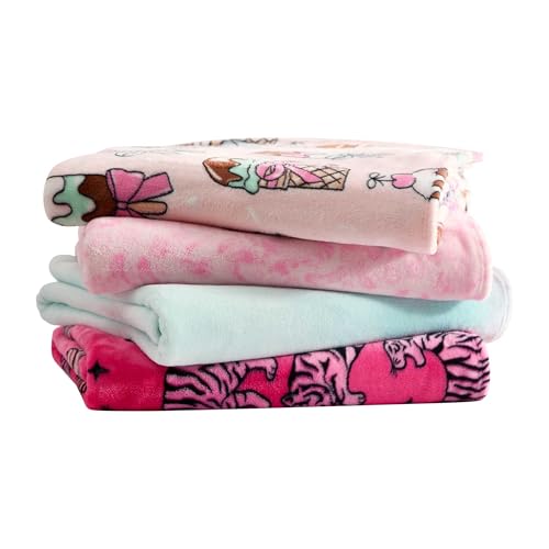 Image of Betsey Johnson - Blanket, Buttery-Soft Throw Blanket for Couch or Bed, Boldly Plush & Oversized Bedding (Butterfly Tiger Pink, 50 inch x 70 inch)