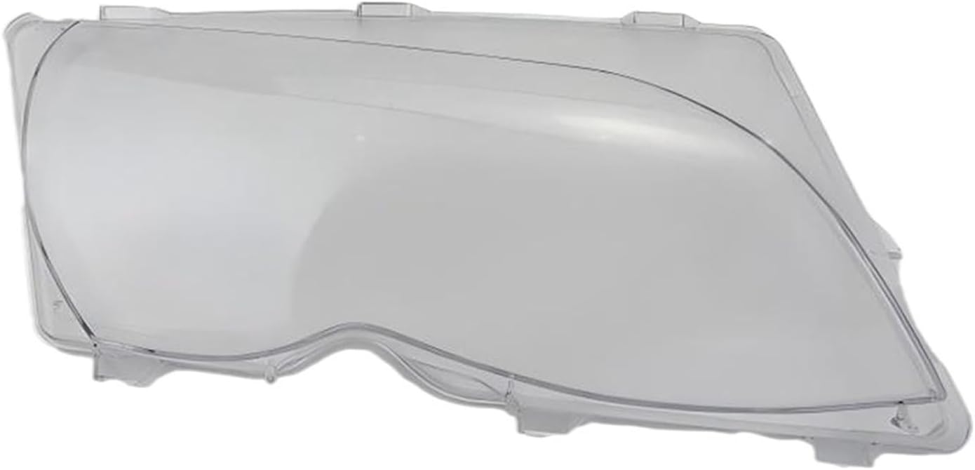 Headlight Cover Compatible For BMW 3 Series E46 316i 318i 320i 325i 328i 330i 2002 2003 2004 Transparent Headlamp Lens Plexiglass Lampshade(1PCS Right Side) (1PCS Left Side)