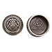 Veronese Design 2 3/8" Tall Masonic Eye of Providence Round Trinket Box Resin Sculpture Bronze Finish - Image 1