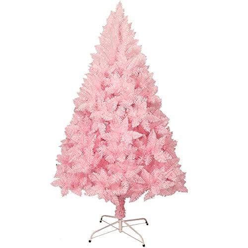 Árbol de Navidad artificial rosa de 90 cm con ramas de PVC y diseño de flor de cerezo