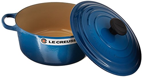 Le Creuset Enameled Cast Iron Signature Round Dutch Oven, 4.5 Qt., Marseille #TOP21