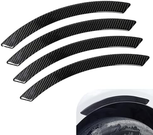 Amazon.com: Opuweiy Car Fender Protector, 2PCS Carbon Fiber Wheel Arch ...