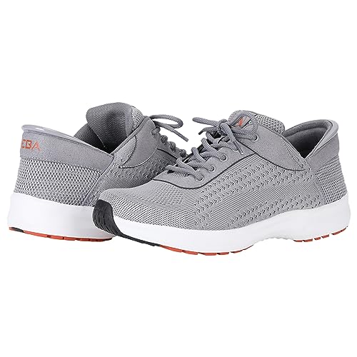 ZEBA Hands Free Slip on Sneakers for Men - Step Up Your Comfort and Style with Perfect Walking Shoes and Fashion Sneakers - Mineral Gray Light