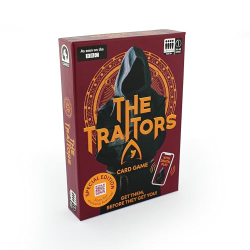 The Traitors Card Game Special Edition – Official Party Game with Exclusive Content, Based on the Hit TV Series