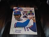 1982 METS BASEBALL PROGRAM VS PIRATES GEORGE FOSTER COVER EX-MINT