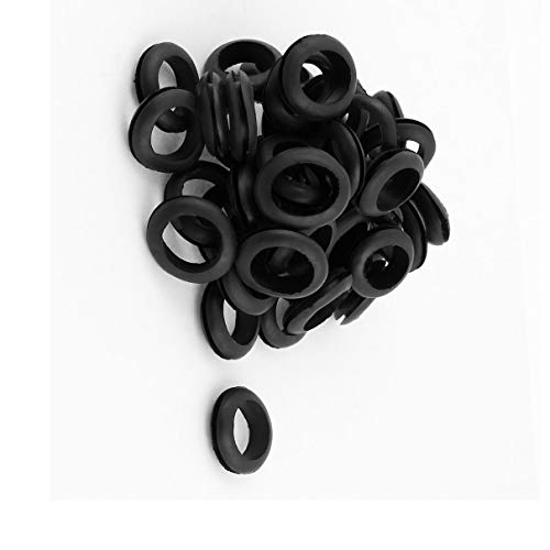 Aexit 50 Pcs Accesorios Audio Video Anillos Goma miniatura 1