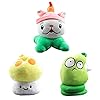 Plants Plush Toys Figures Doll Cattail & Happy Sunshroom & Spring Bean 3pcs Set Kids Gift