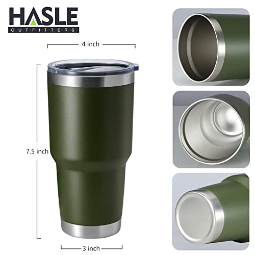 Image of 30oz Tumbler Stainless Steel Coffee Tumbler Double Wall Vacuum Insulated Travel Mug with Lid (Army Green, 1 Pack)