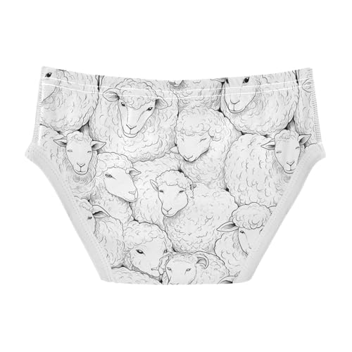 visesunny Boys Cotton Underwear Realistic Goat Pattern Printed Toddler Soft Training Briefs Size 2T-8Y for Kids2