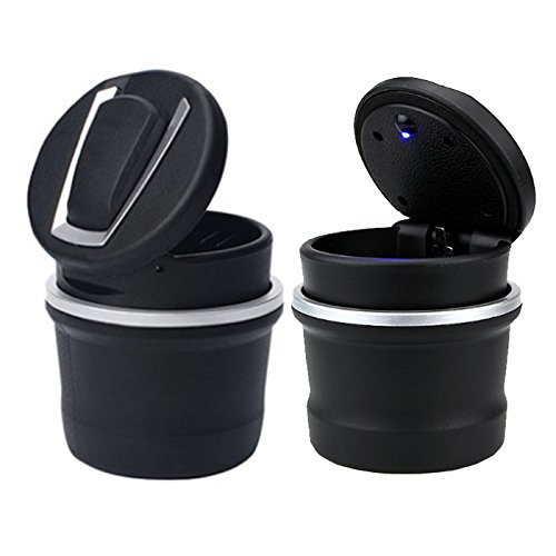 Preisvergleich Produktbild G62 Autoaschenbecher Aschenbecher LED Beleuchtung Getränkehalter Gluttöter