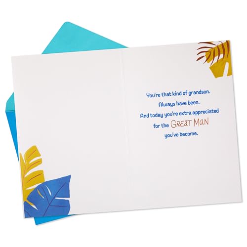 Hallmark 5RZB4006 Birthday Card For Grandson thumb #1