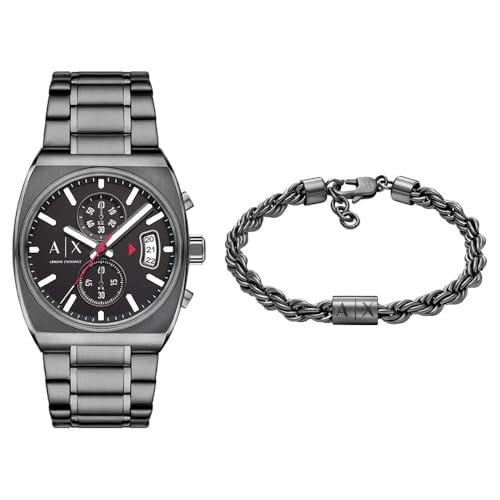 Montre Grise Armani Exchange Homme pour un Look Chic au Quotidien