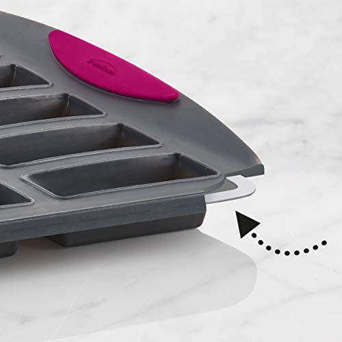 Trudeau 24 Slot Mini Bar Pan Silicone Bakeware, Confetti White #TOP3