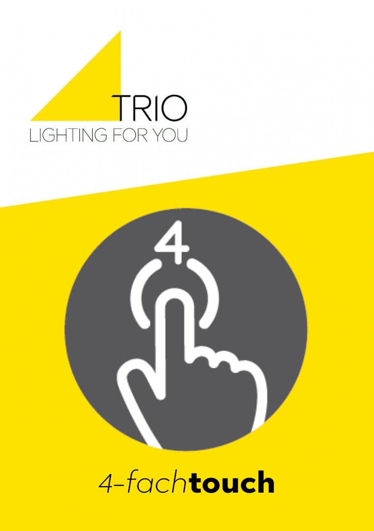 Trio Leuchten LED Tischleuchte Curtis 579790132, Metall Schwarz matt, inkl. 4 Watt LED, Dimmer, Flexarm