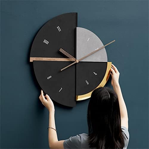 Modern Design Large 3D Home Decoration Wooden Creative Watch Living Room Decoration