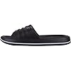 Mens Slip On Pool/Beach/Shower/Holiday Sandals/Flip Flops/Shoes - Black - UK 7 #4