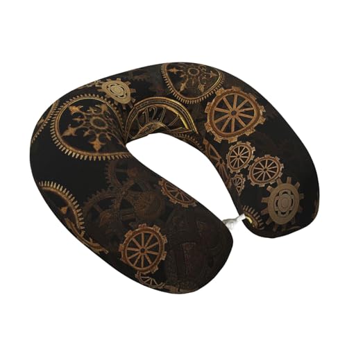 Almohada de espuma viscoelástica U 25 cm x 30 cm negra miniatura 2