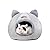 Andiker Cat Cave Bed, Warm and Comfortable Cat Bed 36*36*36cm Foldable Cat Tent with Non-slip Bottom Semi-enclosed Cat Cave Nest Cozy Sleeping Bed for Cats