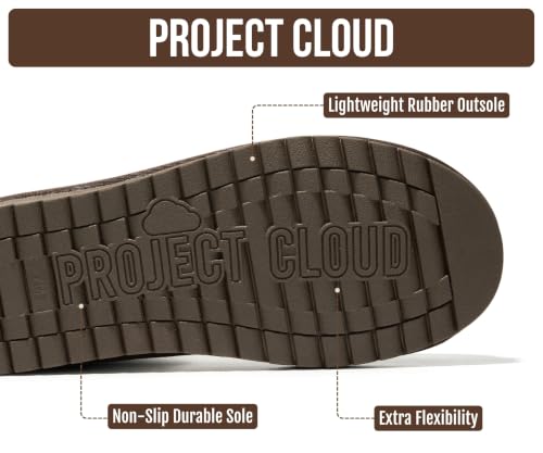 Image of Project Cloud 100% Genuine Leather Comfortable Womens Ankle Boots | Water Resistant Memory Foam Insole Winter Shoes - Trendy Footwear Outdoor Fall Shoes for Women - Winter Boots for Women