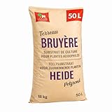 big bag terre vegetale nice 🌱 NOURRIT VOS PLANTES DE BRUYÈRE: Contemplez vos azalées et rhododendrons devenir plus grands et plus fleuris grâce à ce mélange très aéré et drainant. La sapinette qu'il contient lui confère un meilleur équilibre sanitaire et réduit les pertes en eau. De plus, elle permet de maintenir à long terme un pH bas.