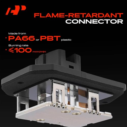 Image of A-Premium Front HVAC Blower Motor Resistor Compatible with Toyota Highlander 2005-2007 - Replace# 8713848040