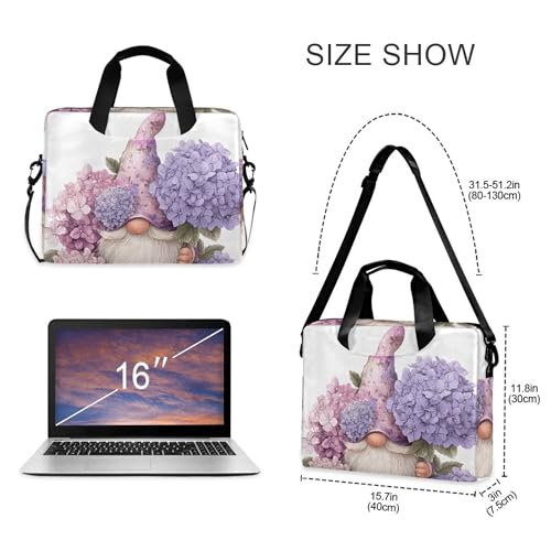 Funda Maletín para Laptop ALAZA Hydrangea 13-15.6 pulg miniatura 4