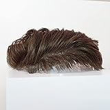 Toupet Barber - Sistema de pelo para hombre, corte bajo de barbero, listo para usar (4 - castaño claro/rubio oscuro)