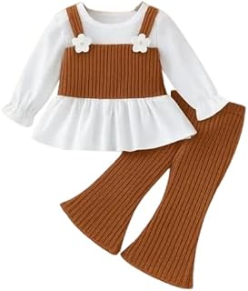 Kid Girls Floral Long Sleeves Top With Pants Clothing Set | Comfortable, Breathable, Lightweight, Skin Friendly Price In India