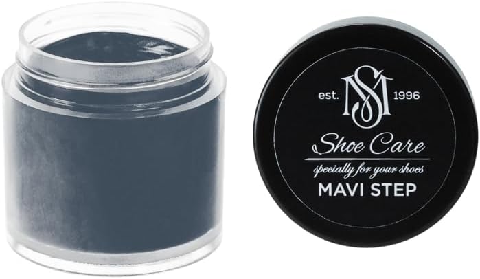 Suede & Nubuck Cream - NCS S 7010-R90B Deep Iron Grey Periwinkle - Color Renovator & Suede Conditioner for Velvet Texture by MAVI STEP - 1.70 fl oz / 50 ml