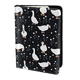 Leather Passport Holder Travel Women Men - Slim Fashionable Goose Passport Wallet Cover Case, Travel Document Holder Holds, Document, Cards, Tickets, Id for Airport Essentials 5.5 Inch