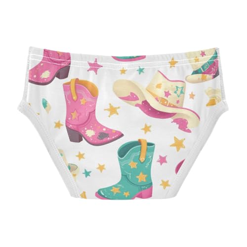 KLL Seamless Cowboy Western Boots Hat Baby Boys Soft Briefs Underwear Breathable Children Panties2