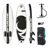 Premium aufblasbares SURF-Body Board Wave Rider 6'3" - 190 cm Set
