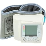 TOYANDONA Automatisches Digitales Oberarm Blutdruckmessgerät mit Verstellbarer Manschette Lcd Bildschirm und Sprachansage Betrieben mit 2 Aaa Batterien für Einfache Anwendung