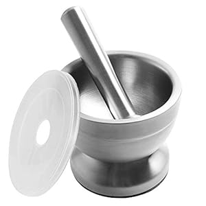 Bekith Stainless Steel Mortar and Pestle Set