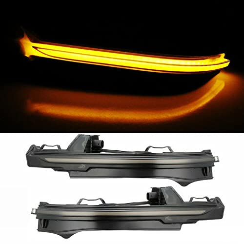 TOTMOX Riloer LED Dynamic Sequential Turn Signals Light, Side Mirror Sequential Blinker Indicator Light Compatible with Audi Q7 2017 2018 2019 Q5 2018 2019 2020
