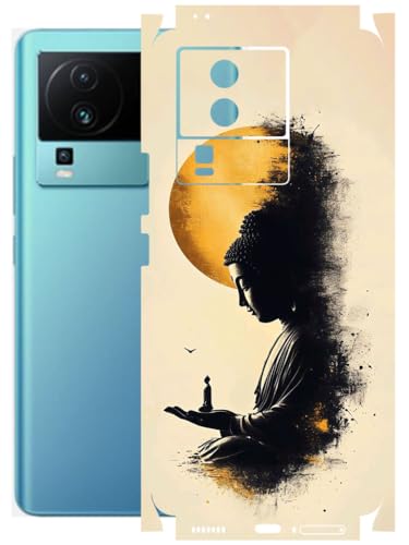 Image of AtOdds - Full Body Back Screen Guard Protector Film - Lamination Wrap Skin Sticker Compatible with IQOO NEO 7 PRO (5G) | Scratchproof Matte Finish (Divine)