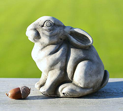 Statue de lapin en pierre reconstituée pour décoration de jardin Cover