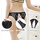KOEMCY 4 Stück Unterhosen Damen Sexy Low Waist Slips Verführerisches Unterwäsche Thong im Schritt Offen Spitze String Mehrfarbig (L)