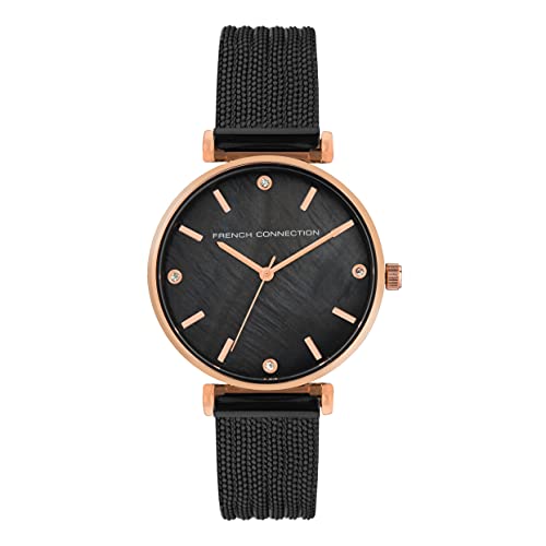 French Connection Analog Black Dial Women’s Watch-FC24BRGM