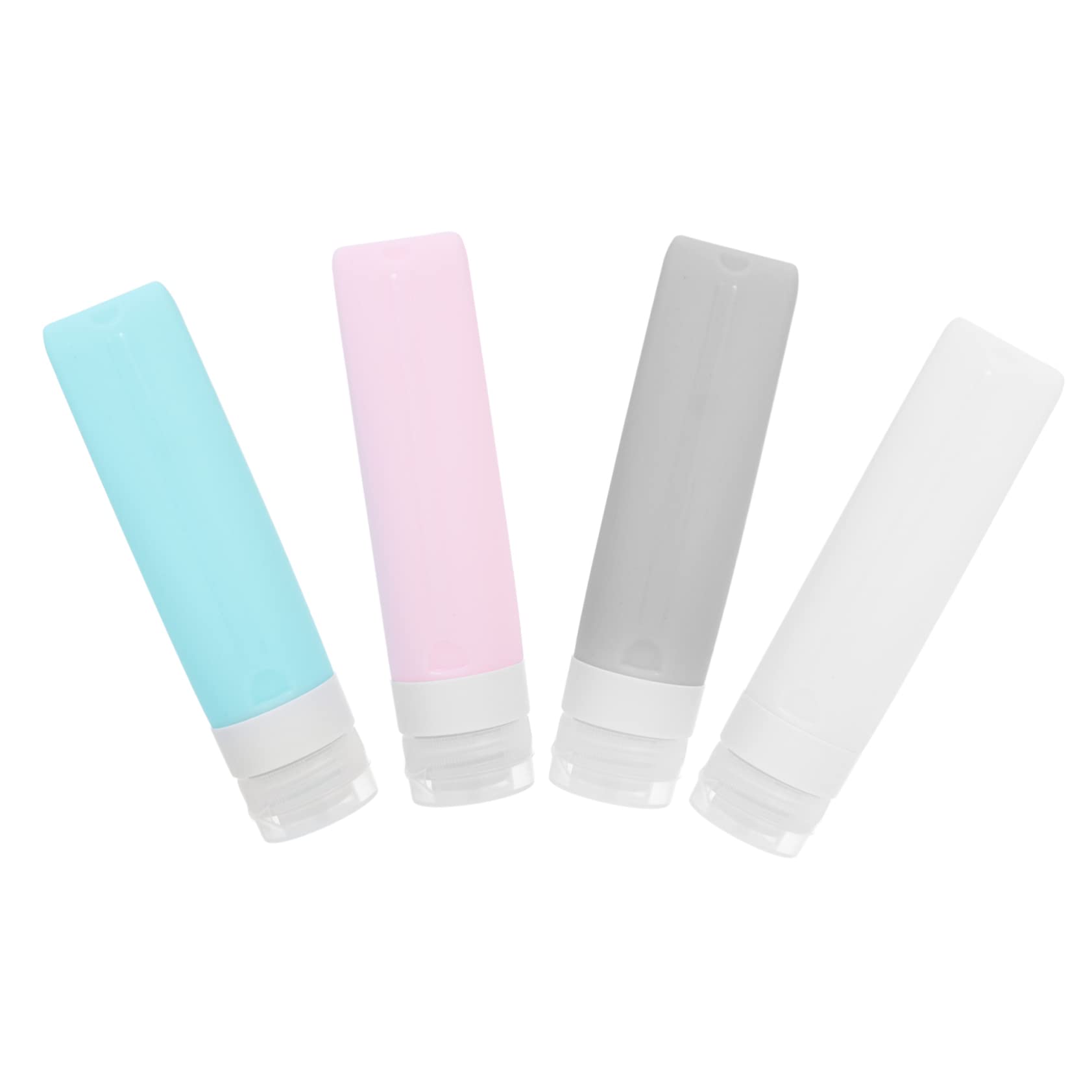 minkissy 8piezas Botellas Dispensadoras De Silicona Para Champú y Lociones Recipientes Portátiles Reutilizables Para Viajes Impermeables y