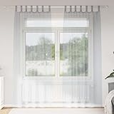 Couleur: Gris foncé INLIFE Rideau en Voile 2 pcs Gris foncé 260 x 140 cm Polyester-4108056