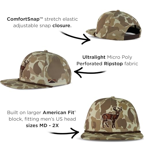 Image of Paramount Outdoors Sporting Hat Collection for Men Hunting and Fishing Caps with ComfortSnap