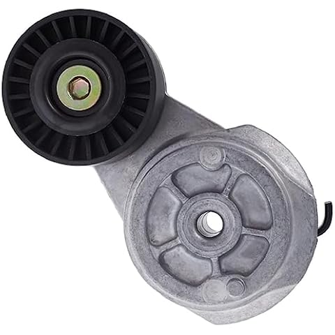 Doiplent 38285 Belt Tensioner w/Pulley Assembly for 2003-09 Dodge Ram 2500 [5.9L], for 07-10 Dodge Ram 2500/3500 [6.7L], for Dodge Ram 3500 [5.9L], for 2011-22 Ram 2500/3500 [6.7L],for Ram 4000 [6.7L] Cover