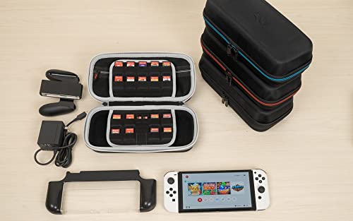 Étui rigide Nintendo Switch OLED pour ranger chargeur et éviter rayures