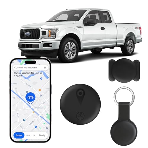 GPS Tracker for Vehicles, No Subscription or SIM Required, Hidden Vehicle Locator, Magnetic...