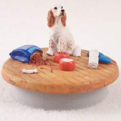 Conversation Concepts Miniature English Setter Belton Orange Candle Topper Tiny One 
