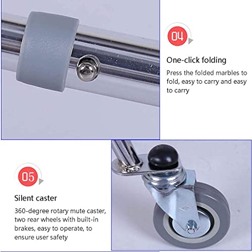 Amazon.co.jp: 子供用小児歩行器、折りたたみアルミ合金製高さ調節可能