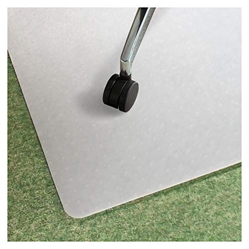 Marvelux Polypropylene Chair Mat For Low Pile Carpets And Carpet Tiles (Up To 1/4" Thick), 29” X 46” White Office Carpet Protector, Rectangular, Eco-Friendly, Shipped Flat #TOP1